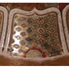 Vase, Satsuma, Japan, four-point, cross design